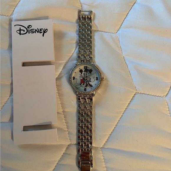 Disney Silver and Black Mickey Mouse Watch - Picture 2 of 3